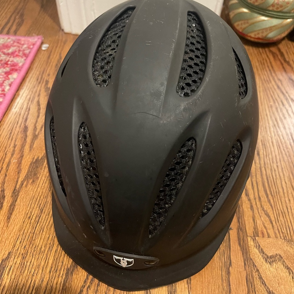 Kids Black Riding Helmet